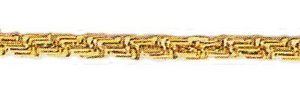 14K Emerald Cut Rope (thickness: 2.25mm)