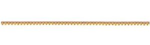 14k box chain (thickness: .60mm)
