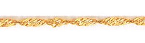 14K Singapore Chain (1.75mm Thick)