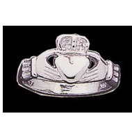 White Gold Claddagh Ring