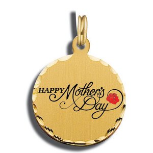 Mother s Day Happy Mother s Day Red Rose Charm