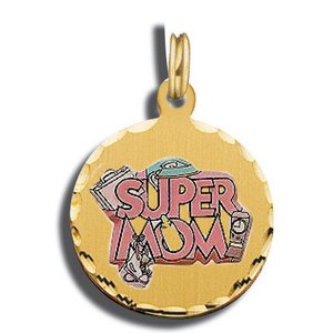 Mother s Day Super Mom Charm