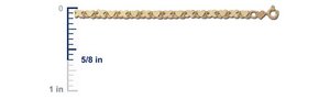 14k Yellow Gold Charm Bracelet