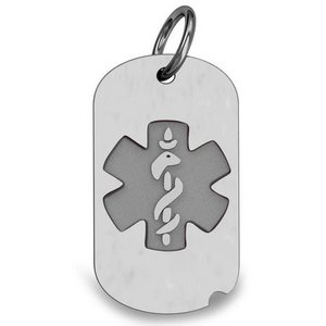 Stainless Steel Medical Dog Tag Pendant
