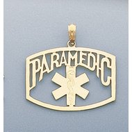 14K YELLOW GOLD PARAMEDIC CHARM