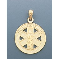 14K YELLOW GOLD PARAMEDIC CHARM