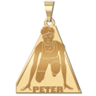 Custom Team Track Charm or Pendant
