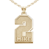 New Personalized Jersey Single Number Pendant