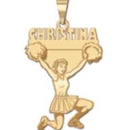 Custom Cheerleader Charm or Pendant