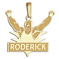 Custom Wrestling Charm or Pendant w/ Name