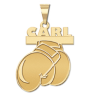 Custom Boxing Pendant w/ Name