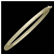 14K Yellow Gold Child's Engraved Bracelet