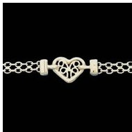 14K Yellow Gold Child Filigree Bracelet