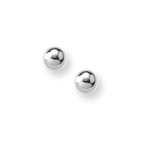 Sterling Silver Children s Ball  Post Earrings