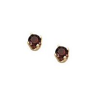 14K Yellow Gold Children's Genuine BirthStone Earring