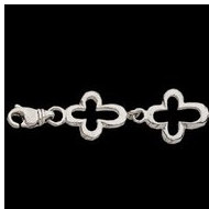 Sterling Silver Teen Outline Bracelet