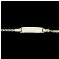 14K Yellow Gold Teen I.D.Bismark Bracelet