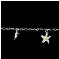 14K Yellow Gold Teen Seashore Bracelet