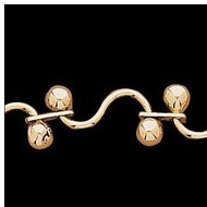 14K Yellow Gold Teen Bracelet
