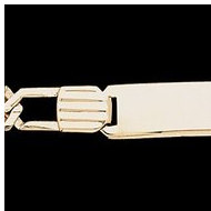 14K Yellow Gold Teen I.D. Bracelet