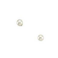 14K Yellow Gold Teen Cultured Pearl Earring