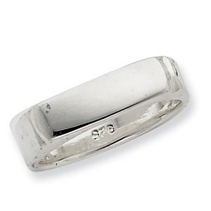 Sterling Silver Women s Rectangle Signet Ring