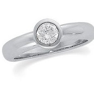 14K Yellow Gold Fancy Engagement Ring