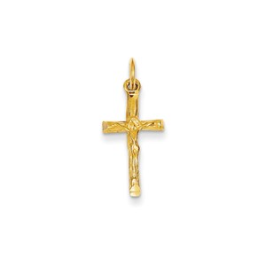 14k Crucifix Charm