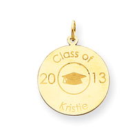 2013 Personalized Graduation Charm