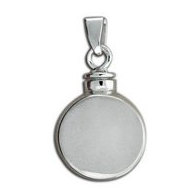 Sterling Silver "Photo" Cremation  Locket