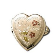 14k Yellow Gold Locket Ring