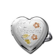 #1 Sterling Silver Grandma Locket Ring