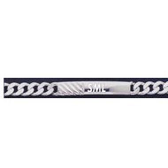 Sterling Silver Curb Link ID Braclet