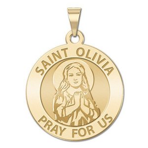 Saint Olivia Religious Medal  EXCLUSIVE 