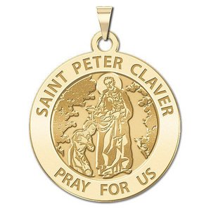 Saint Peter Claver Religious Medal  EXCLUSIVE 