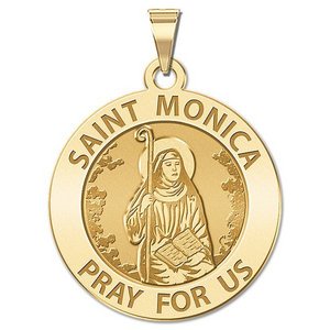 Saint Monica Religious Medal   EXCLUSIVE 