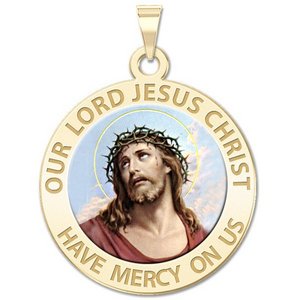 Our Lord Jesus Christ Religious Medal  Color EXCLUSIVE 