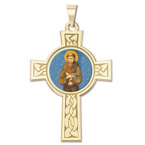 Saint Francis of Assisi Cross Religious Medal   EXCLUSIVE 