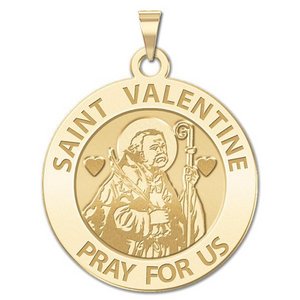 Saint Valentine Religious Medal   EXCLUSIVE 