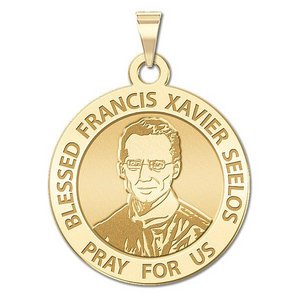 Blessed Francis Xavier Seelos Round Religious Medal  EXCLUSIVE 