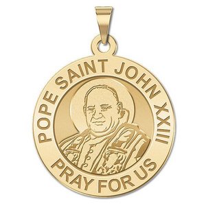 Pope Saint John XXIII Religious Round Medal  EXCLUSIVE 