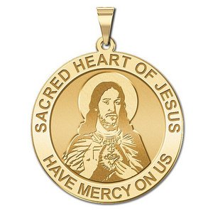 Sacred Heart of Jesus Religious Medal  EXCLUSIVE 