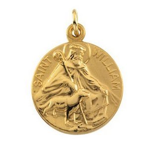Saint William Religious Medal