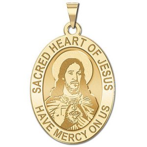 Sacred Heart of Jesus Religious Medal   EXCLUSIVE 