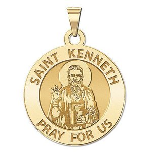 Saint Kenneth Religious Medal    EXCLUSIVE 