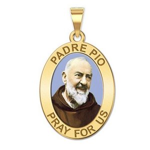 Padre Pio   OVAL  EXCLUSIVE 
