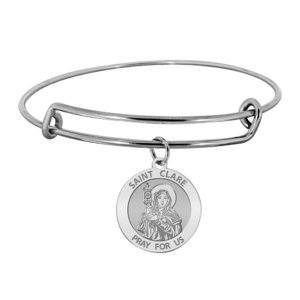 Saint Clare of Assisi Expandable Bracelet