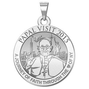 Pope Francis Papal Visit 2015    Journey to the Heart of NY  Embossed Medal