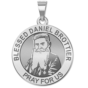 Blessed Daniel Brottier Round Religious Medal  EXCLUSIVE 