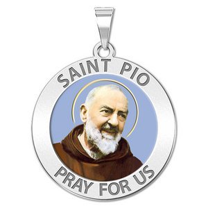 Saint Pio of Pietrelcina Religious Medal  EXCLUSIVE 